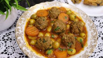 طريقة عمل طاجين زيتون مثل المطاعم وصفة سهلة ولذيذة طبخ جزائري