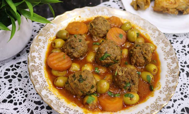 طريقة عمل طاجين زيتون مثل المطاعم وصفة سهلة ولذيذة طبخ جزائري